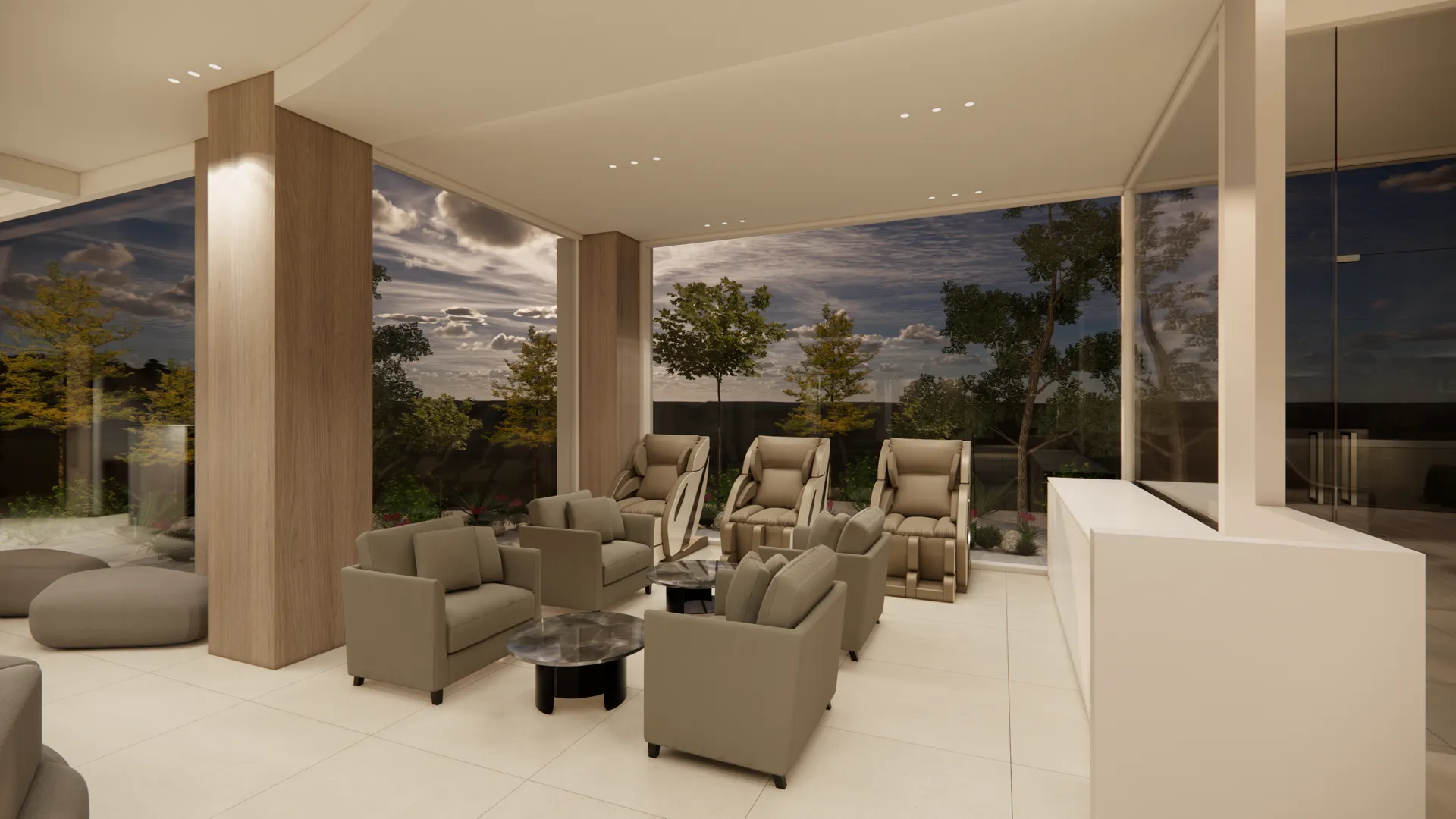 아웃도어 뷰 라운지